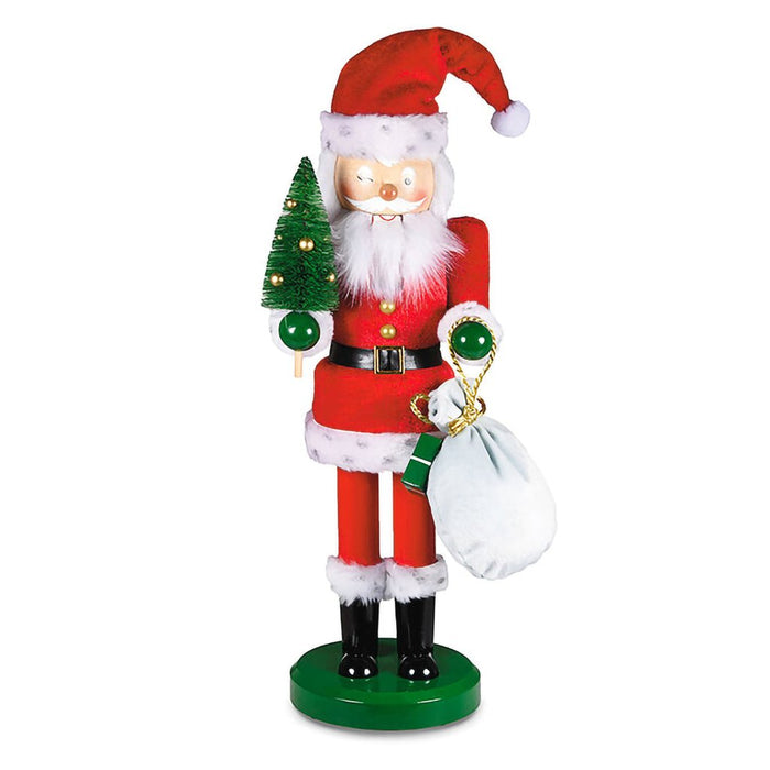 Hallmark : Winking Santa Nutcracker Figurine, 14" - Hallmark : Winking Santa Nutcracker Figurine, 14"