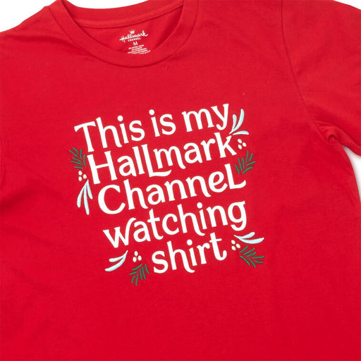 Hallmark : Women's Red Hallmark Channel Watching High Low T-Shirt - Hallmark : Women's Red Hallmark Channel Watching High Low T-Shirt