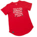 Hallmark : Women's Red Hallmark Channel Watching High Low T-Shirt - Hallmark : Women's Red Hallmark Channel Watching High Low T-Shirt