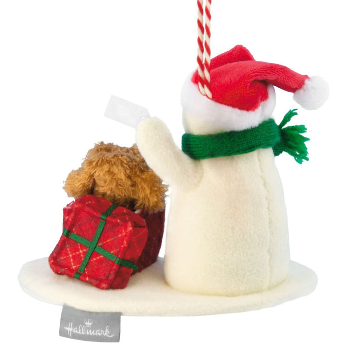 Hallmark : Wrapped Up In Christmas 2024 Fabric Hallmark Ornament - Hallmark : Wrapped Up In Christmas 2024 Fabric Hallmark Ornament