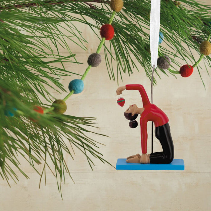 Hallmark : Yoga Hallmark Ornament - Hallmark : Yoga Hallmark Ornament