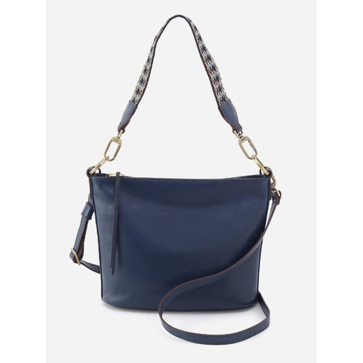 HOBO : Belle Convertible Shoulder Bag in Artisan Leather - Navy - HOBO : Belle Convertible Shoulder Bag in Artisan Leather - Navy