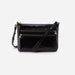 HOBO : Billie Crossbody in Polished Leather - Black - HOBO : Billie Crossbody in Polished Leather - Black