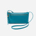 HOBO : Cara Crossbody in Polished Leather - Biscayne Blue - HOBO : Cara Crossbody in Polished Leather - Biscayne Blue