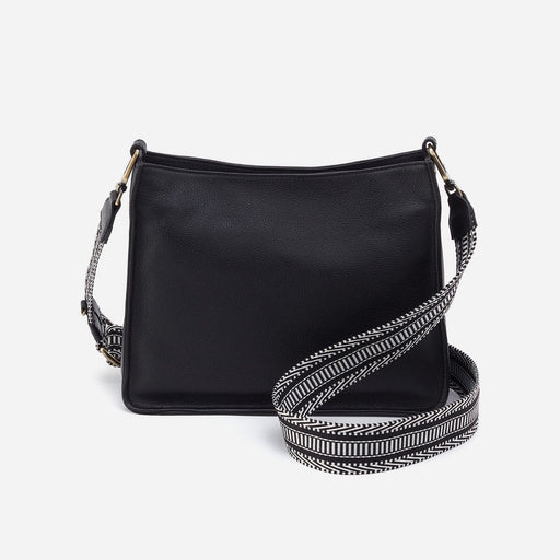 HOBO : Cass Crossbody in Pebbled Leather - Black - HOBO : Cass Crossbody in Pebbled Leather - Black