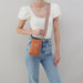 HOBO : Cass Phone Crossbody in Pebbled Leather - Butterscotch - HOBO : Cass Phone Crossbody in Pebbled Leather - Butterscotch