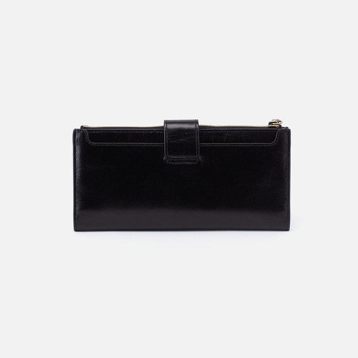 HOBO : Dunn Continental Wallet in Black - HOBO : Dunn Continental Wallet in Black - Annies Hallmark and Gretchens Hallmark, Sister Stores