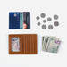 Hobo : Euro Slide Card Case in Polished Leather - Light Grey - Hobo : Euro Slide Card Case in Polished Leather - Light Grey