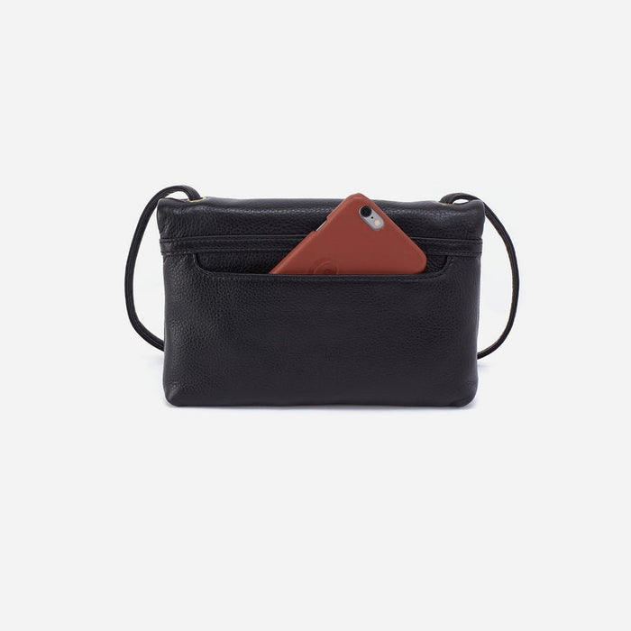 HOBO : Grant Small Crossbody In Pebbled Leather - Black - HOBO : Grant Small Crossbody In Pebbled Leather - Black