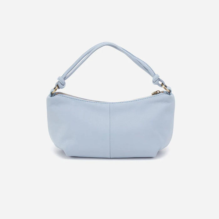 HOBO : Lindley Crossbody in Soft Pebbled Leather - Pale Blue - HOBO : Lindley Crossbody in Soft Pebbled Leather - Pale Blue