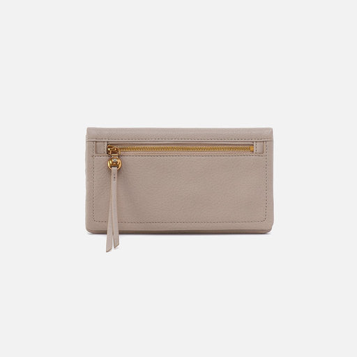 Hobo : Lumen Continental Wallet in Pebbled Leather - Taupe - Hobo : Lumen Continental Wallet in Pebbled Leather - Taupe