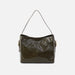 HOBO : Render Shoulder Bag In Polished Leather - Deep Moss - HOBO : Render Shoulder Bag In Polished Leather - Deep Moss