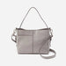 HOBO : Render Small Crossbody in Polished Leather - Light Grey - HOBO : Render Small Crossbody in Polished Leather - Light Grey