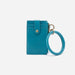 HOBO : Ring Credit Card Wristlet in In Polished Leather - Biscayne Blue - HOBO : Ring Credit Card Wristlet in In Polished Leather - Biscayne Blue