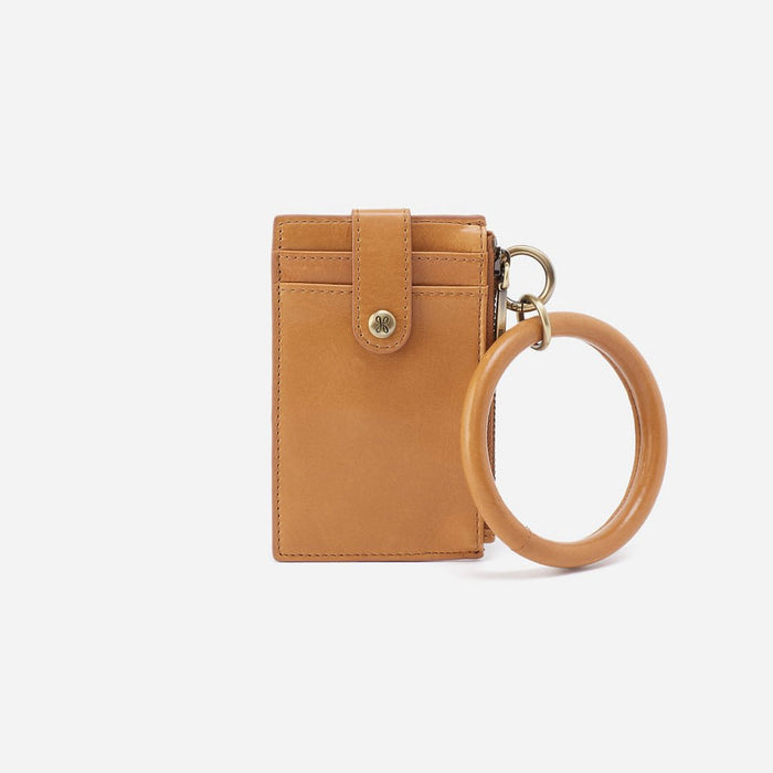 HOBO : Ring Credit Card Wristlet in In Polished Leather - Natural - HOBO : Ring Credit Card Wristlet in In Polished Leather - Natural