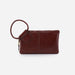 HOBO : Sable Wristlet In Polished Leather - Chocolate - HOBO : Sable Wristlet In Polished Leather - Chocolate