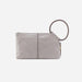 HOBO : Sable Wristlet in Polished Leather - Light Grey - HOBO : Sable Wristlet in Polished Leather - Light Grey