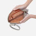 HOBO : Sable Wristlet in Polished Leather - Light Grey - HOBO : Sable Wristlet in Polished Leather - Light Grey