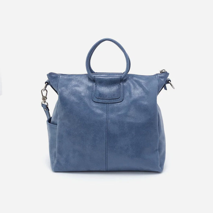 HOBO : Sheila Large Satchel in Buffed Leather - Azure - HOBO : Sheila Large Satchel in Buffed Leather - Azure