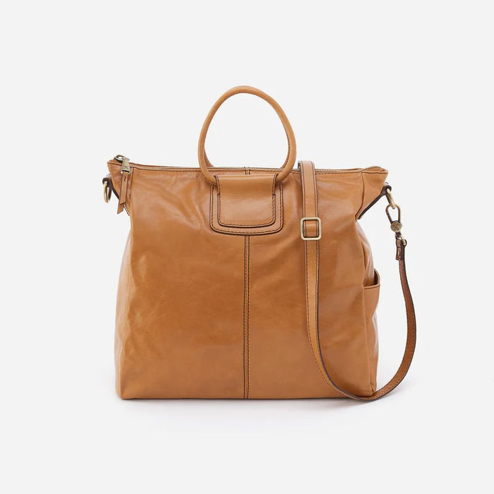 HOBO : Sheila Large Satchel in Buffed Leather - Natural - HOBO : Sheila Large Satchel in Buffed Leather - Natural