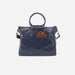 Hobo : Sheila Medium Satchel in Polished Leather - Blue Stone - Hobo : Sheila Medium Satchel in Polished Leather - Blue Stone