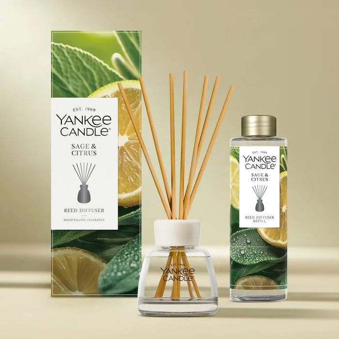 Yankee Candle : Sage Citrus Reed Diffuser Kit