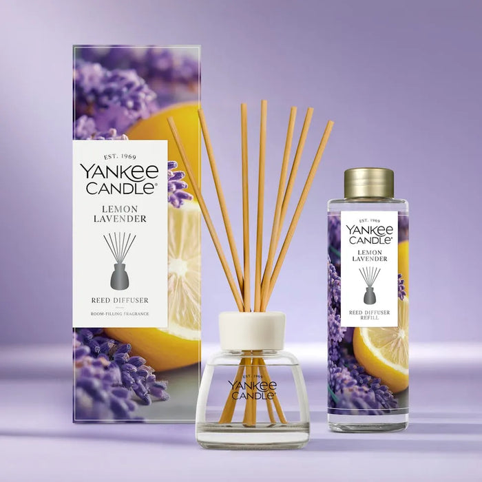 Yankee Candle : Lemon Lavender Reed Diffuser Kit