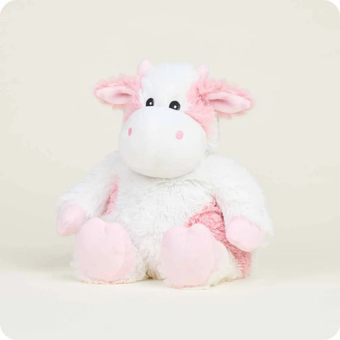 Warmies Plush Pink and White Cow