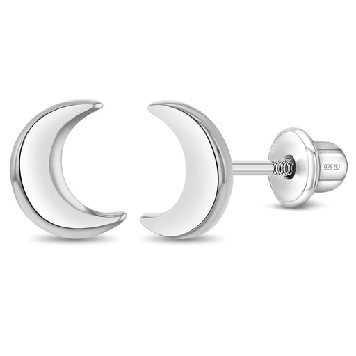 In Season Jewelry : Classic Crescent Moon Girl Earrings - In Season Jewelry : Classic Crescent Moon Girl Earrings