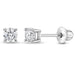 In Season Jewelry : Classic Setting Solitaire Toddler Earrings - Assorted by Size - In Season Jewelry : Classic Setting Solitaire Toddler Earrings - Assorted by Size