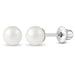 In Season Jewelry : Classic Simulated Pearl Toddler Earrings - In Season Jewelry : Classic Simulated Pearl Toddler Earrings