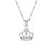 In Season Jewelry : CZ Classic Crown Girls Necklace - In Season Jewelry : CZ Classic Crown Girls Necklace