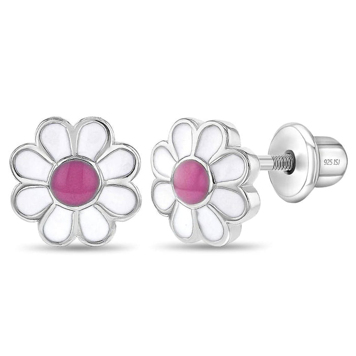 In Season Jewelry : Delightful Daisy Girl Earrings - Assorted by Color - In Season Jewelry : Delightful Daisy Girl Earrings - Assorted by Color