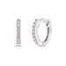 In Season Jewelry : Multi CZ Hoop Earrings - In Season Jewelry : Multi CZ Hoop Earrings