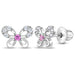 In Season Jewelry : Petite Jeweled Butterfly Girls Earrings - In Season Jewelry : Petite Jeweled Butterfly Girls Earrings