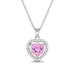 In Season Jewelry : Royal CZ Heart Girls Necklace - In Season Jewelry : Royal CZ Heart Girls Necklace