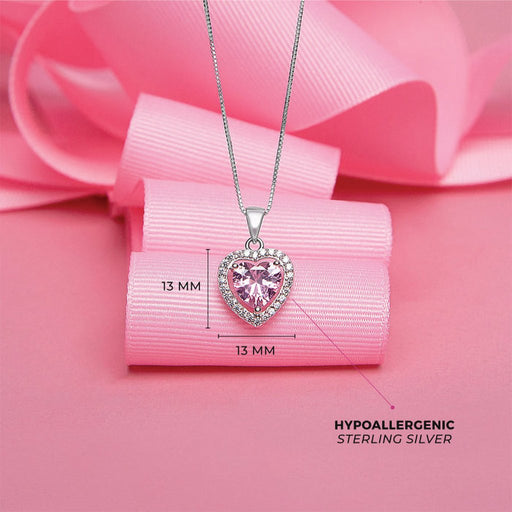 In Season Jewelry : Royal CZ Heart Girls Necklace - In Season Jewelry : Royal CZ Heart Girls Necklace