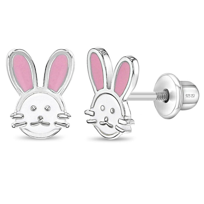 In Season Jewelry : Silly Rabbit Children's Earrings - Pink - In Season Jewelry : Silly Rabbit Children's Earrings - Pink