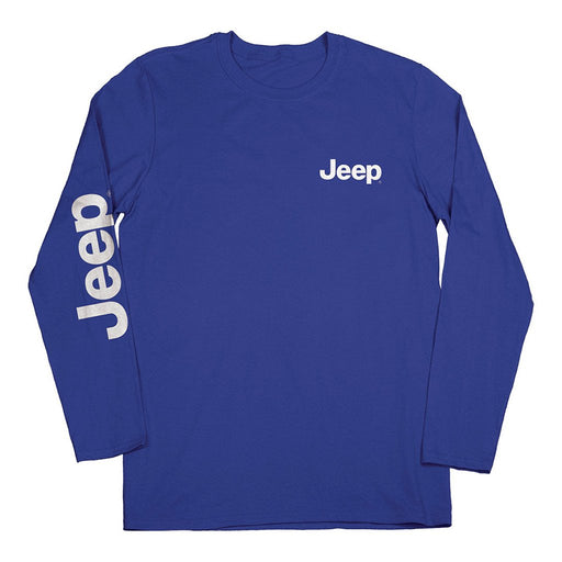 Jeep® : Duck Yeah Long Sleeve Shirt in Royal - Jeep® : Duck Yeah Long Sleeve Shirt in Royal