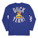 Jeep® : Duck Yeah Long Sleeve Shirt in Royal - Jeep® : Duck Yeah Long Sleeve Shirt in Royal