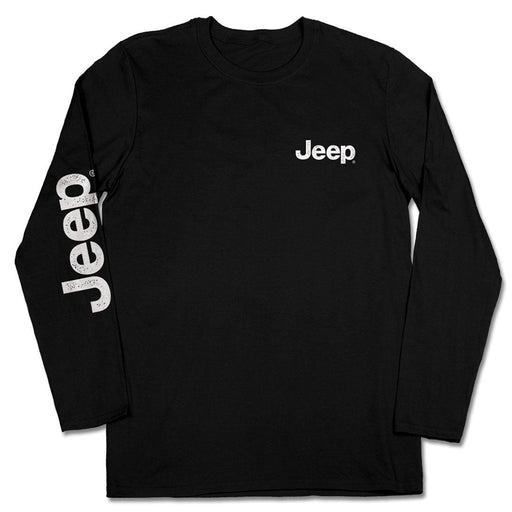 Jeep® : USA Rocks Long Sleeve Shirt in Black - Jeep® : USA Rocks Long Sleeve Shirt in Black