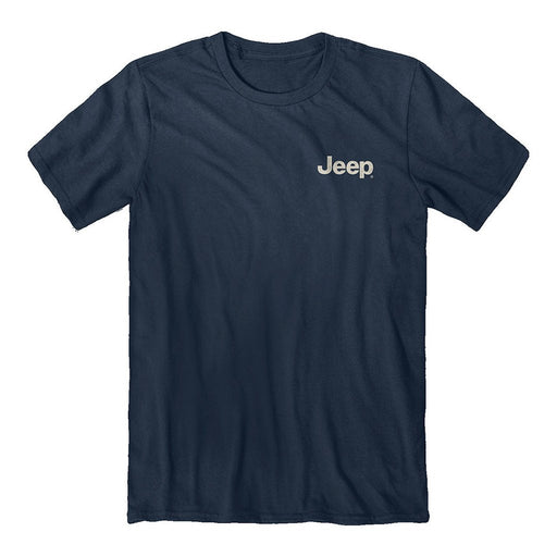 Jeep® : USA Shield T-Shirt in Navy - Jeep® : USA Shield T-Shirt in Navy