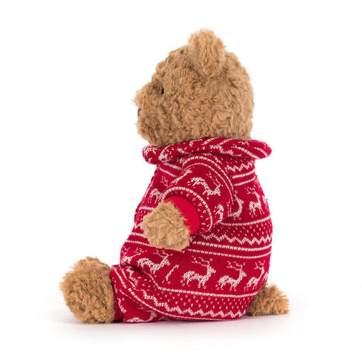 Jellycat : Bartholomew Bear Winter Pyjamas - Jellycat : Bartholomew Bear Winter Pyjamas