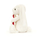 Jellycat : Bashful Bunny with Candy Cane - Jellycat : Bashful Bunny with Candy Cane