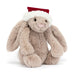 Jellycat : Bashful Christmas Bunny - Jellycat : Bashful Christmas Bunny