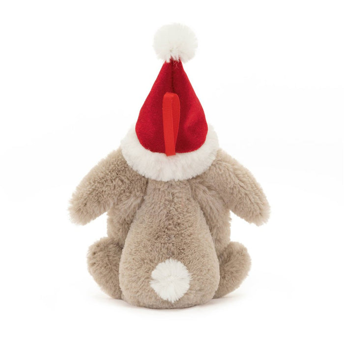 Jellycat : Bashful Christmas Bunny Decoration Ornament - Jellycat : Bashful Christmas Bunny Decoration Ornament