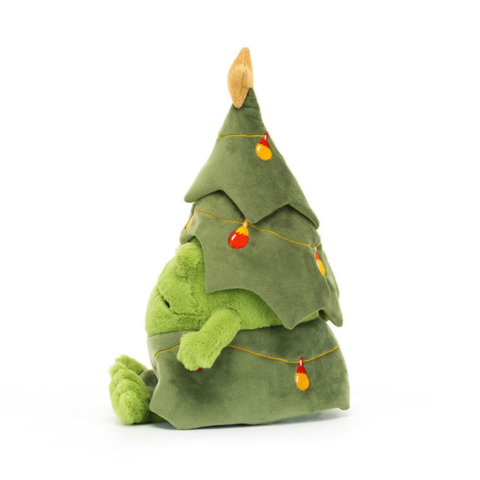 Jellycat : Christmas Tree Ricky Rain Frog - Jellycat : Christmas Tree Ricky Rain Frog