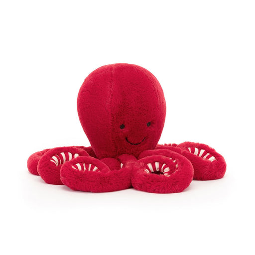 Jellycat : Cranberry Octopus - Little - Jellycat : Cranberry Octopus - Little