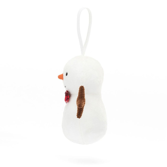 Jellycat : Festive Folly Snowman - Jellycat : Festive Folly Snowman