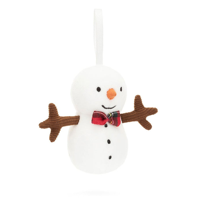 Jellycat : Festive Folly Snowman - Jellycat : Festive Folly Snowman